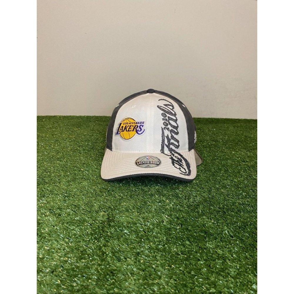 Retro adidas Los Angeles Laker 2010 NBA Final Locker Room OSFA fitted hat NWT - Picture 1 of 12